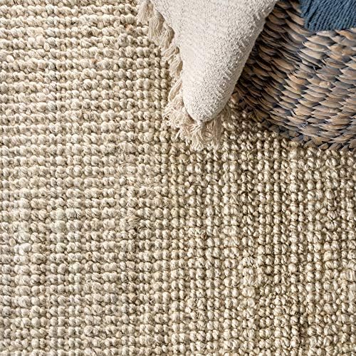 JONATHAN Y Pata Hand Woven Chunky Jute Light Ivory Runner Rug, 2x8, Bohemian, Rustic, Cottage, Easy-Cleaning for Living Room, Bedroom, Kitchen, Non-Shedding (NRF102B-2) - Image 3