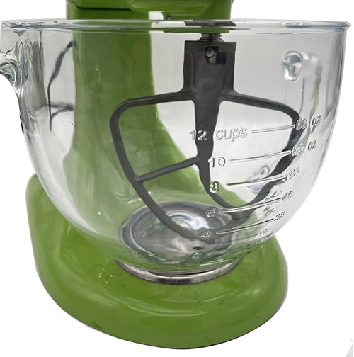 4.8 L 4.5 and 5 Quart aluminium TILT-HEAD FLEX EDGE BEATER ，Compatible with Kitchenaid stand mixer models K45SS, KSM75, KSM95, KSM150PS, KSM152PS and KSM155GB. (4.5-5 Quart)