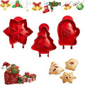 Christmas 3Pcs Mini pie molds, Hand Pie Molds, Cute Baking Supplies, Festive Pie Press & Pastry Molds for Holiday Parties & Baking (3)