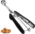 Extra Mini Cookie Scoop for Baking, 1 tsp / 5 ml Cookie Scooper, 18/8 Stainless Steel Cookie Scooper for Baking, Cookie Dough Scoop with Non-slip Grip (25mm)