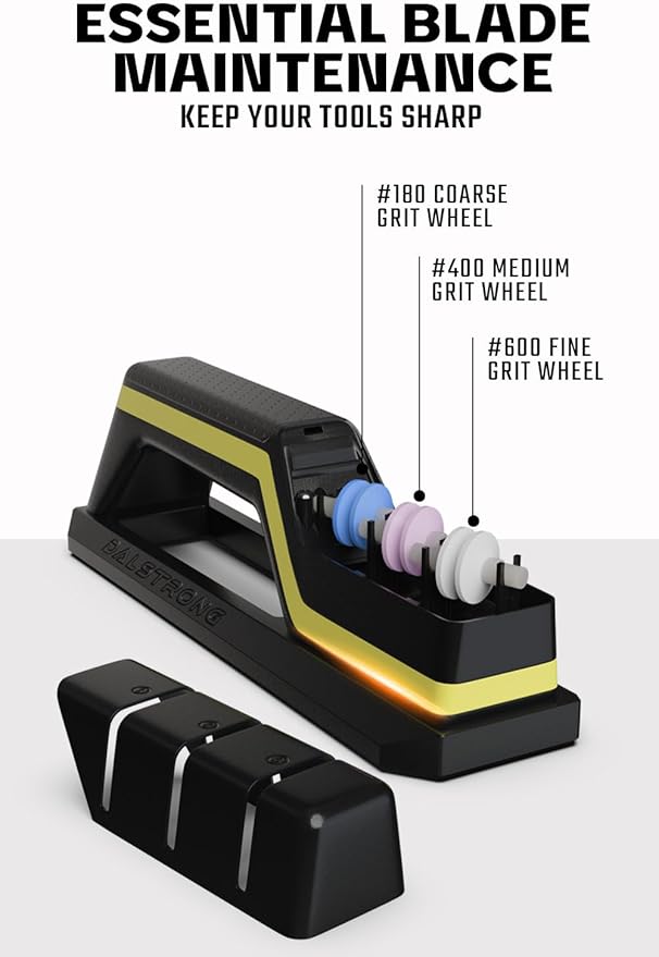 DALSTRONG Hornet Kitchen Knife Sharpener - All Purpose Sharpener Refillable Water Reservoir - Aluminum Alloy & Premium ABS - #180 Coarse, #400 Medium, #600 Fine Ceramic Wheels Sharpening Whetstones