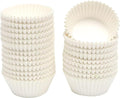 qiqee 600 Count Large Size Cupcake Liners White Muffin Liners Food Grade Jumbo Baking Cups Paper No Smells（Large Size）