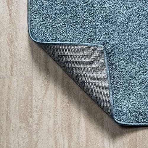 JONATHAN Y Haze Solid Low-Pile Turquoise Indoor Area Rug 10x14, Coastal,Bohemian,Minimalist,Classic, Easy-Cleaning for Living Room,Bedroom,Kitchen,Pet Friendly,Non-Shedding (SEU100H-14) - Image 6