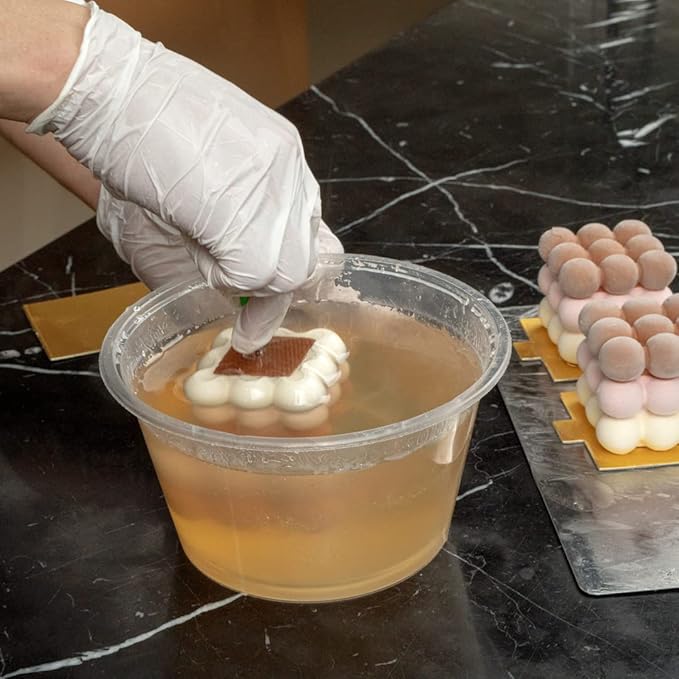 Restaurantware-6 Cavities Pastry & Baking Mold, 1 Oven-Ready 3D Mold - Flexible, Freezable, White Silicone Silicone Mold For Baking, Easy Release, For Chocolate, Cheesecake, Jelly, Or Mousse