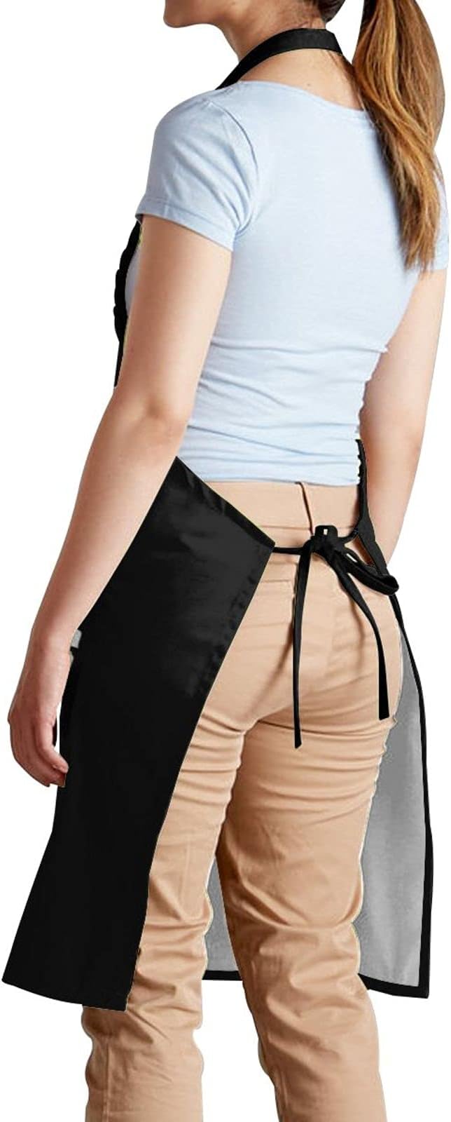 Men Women Apron, Adjustable Neck with 2 Pockets - Chef Apron for Cooking - Mom Dad Gift for Christmas, Birthday