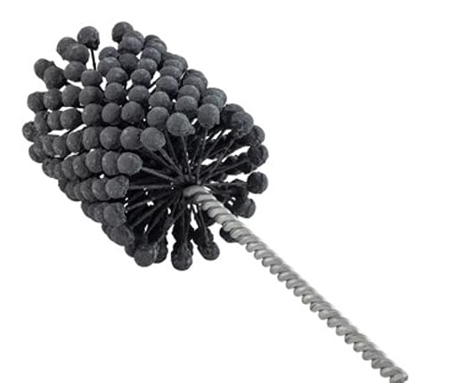TwistFlex Cylinder Hone | 3” 240SC Flexible Cylinder Honing & Deburring Tool | 3” (76.2mm) Bore Brush for Hole Diameters 2.8"- 3.02" | Silicon Carbide 240 Grit | 13.5" Length | 1 Pack
