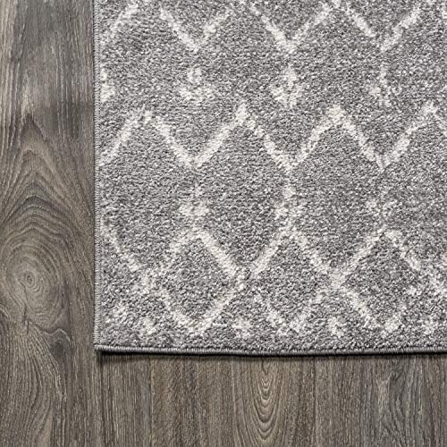 JONATHAN Y Boho Vintage Diamond Gray/Ivory Runner Rug 2X10 ft, Moroccan Hype for Living Room, Bedroom, Kitchen, Office, Easy-Cleaning, High Traffic, Pet-Friendly, Non-Shedding (MOH101C-210) - Image 6