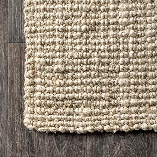 JONATHAN Y Pata Hand Woven Chunky Jute Light Ivory Indoor Area Rug, 3x5, Bohemian, Rustic, Cottage, Easy-Cleaning for Living Room, Bedroom, Kitchen, Non-Shedding (NRF102B-3) - Image 5