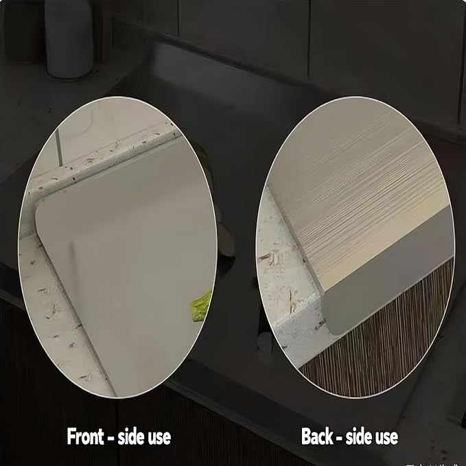 Large Stainless Steel Cutting Board,Suitable for Cutting Meat,Dicing,Vegetables,Fruits,Bread and Baking.ItIsConvenienttoClean,EasytoStoreandCan Be Washed in a Dishwasher (11.8 * 15.7in)
