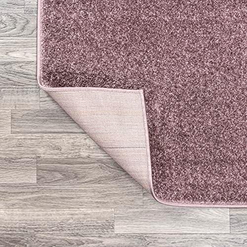 JONATHAN Y Haze Solid Low-Pile Light Purple Indoor Area Rug 8x10, Coastal,Bohemian,Minimalist,Classic, Easy-Cleaning for Living Room,Bedroom,Kitchen,Pet Friendly,Non-Shedding (SEU100R-8) - Image 5