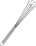 Restaurantware-German Standard 12.6 Inch Ball Whisks, 24 Dishwashable Kitchen Whisks - Ergonomic Handle, Durable, Stainless Steel Manual Egg Beater, Suitable For Whisking, Stirring, Mixing, Beating