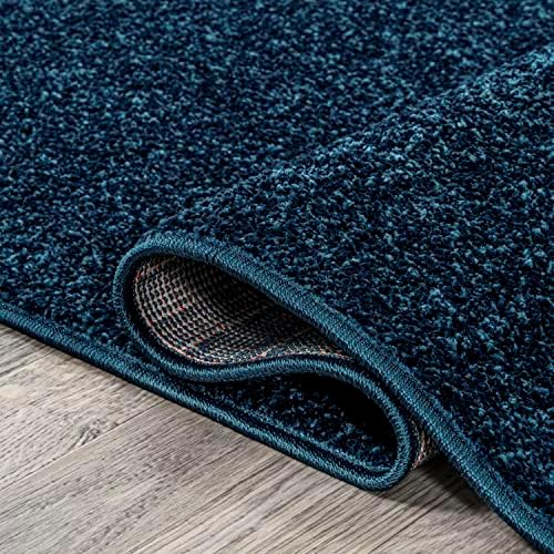 JONATHAN Y Haze Solid Low-Pile Navy Indoor Area Rug 6x9, Coastal,Bohemian,Minimalist,Classic, Easy-Cleaning for Living Room,Bedroom,Kitchen,Pet Friendly,Non-Shedding (SEU100C-6) - Image 6