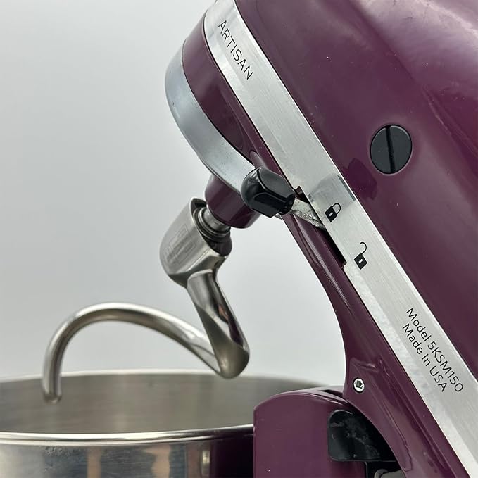 Stainless Steel Spiral Dough Hook Replacement for KitchenAid 4.5QT & 5QT Bowl Tilt-Head Stand Mixers, Rustproof & Easy Clean, Efficient Kneading for Bread, Pizza, Pasta, Cookies