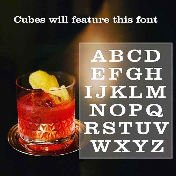Letter Z Monogram Ice Cube Mold Custom Ice Cube Mold 2 Inch Big Initials Silicone Ice Cube Tray Gifts for DAD Gifts for Him