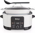 Ninja Foodi PossibleCooker PRO 14-in-1 8.5 Qt Multi-Cooker – Replaces 14 Tools, Nonstick Pot, Glass Lid & Integrated Spoon (White)