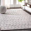 JONATHAN Y Boho Vintage Diamond Cream/Gray Indoor Area Rug 12X15 ft, Moroccan Hype for Living Room, Bedroom, Kitchen, Office, Easy-Cleaning, High Traffic, Pet-Friendly, Non-Shedding (MOH101B-15) by JONATHANY