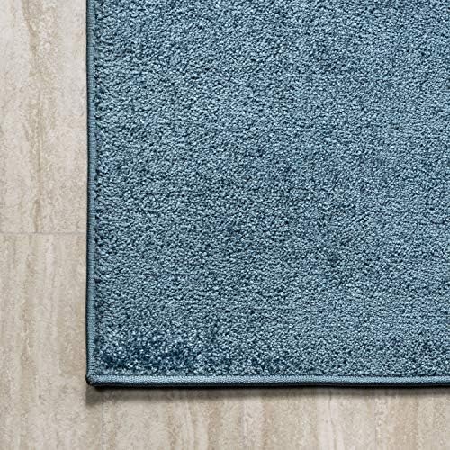 JONATHAN Y Haze Solid Low-Pile Turquoise Indoor Area Rug 5x8, Coastal,Bohemian,Minimalist,Classic, Easy-Cleaning for Living Room,Bedroom,Kitchen,Pet Friendly,Non-Shedding (SEU100H-5) - Image 6