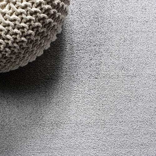 JONATHAN Y Haze Solid Low-Pile Light Gray Runner Rug 2x14, Coastal,Bohemian,Minimalist,Classic, Easy-Cleaning for Living Room,Bedroom,Kitchen,Pet Friendly,Non-Shedding (SEU100K-214) - Image 4
