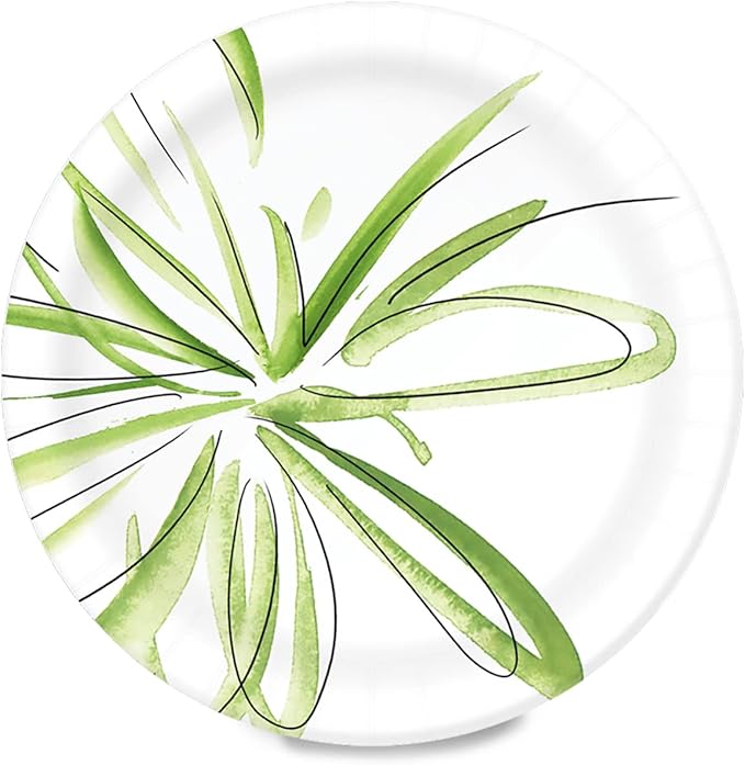 Amazon Basics Everyday Paper Plates, 10 Inch, Disposable, 100 Count