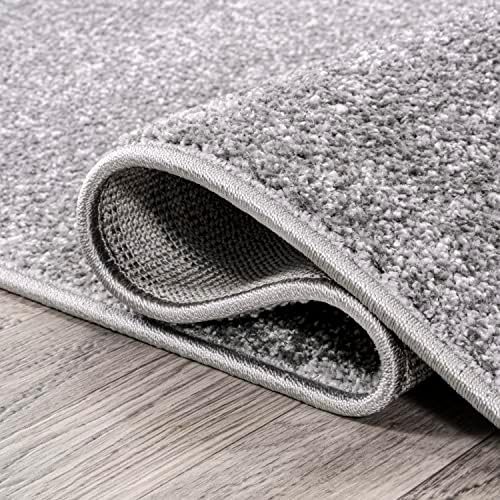 JONATHAN Y Haze Solid Low-Pile Gray Indoor Area Rug 6x9, Coastal,Bohemian,Minimalist,Classic, Easy-Cleaning for Living Room,Bedroom,Kitchen,Pet Friendly,Non-Shedding (SEU100A-6) - Image 6