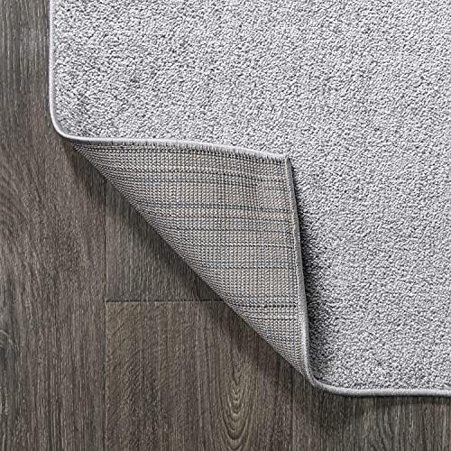 JONATHAN Y Haze Solid Low-Pile Light Gray Indoor Area Rug 10x14, Coastal,Bohemian,Minimalist,Classic, Easy-Cleaning for Living Room,Bedroom,Kitchen,Pet Friendly,Non-Shedding (SEU100K-14) - Image 6