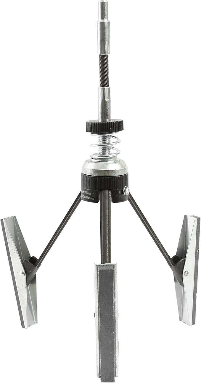 OEMTOOLS 25041 Adjustable Engine Cylinder Hone Deglazer, Honing Tool with 3 Medium Grit 4 Inch Stones, Compatible Standard Drills for Positive Engine Honing Cutting at All Speeds