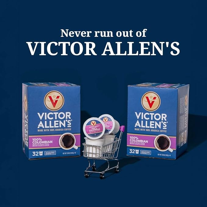 Victor Allen's Coffee Caramel Macchiato Flavored, 80 Count, Medium Roast, Single Serve Coffee Pods for Keurig K-Cup Brewers