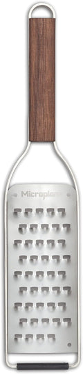 Microplane Master Series Wood Handle Stainless Steel Frame Extra Coarse Blade Cheese Grater