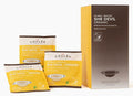 Coulée EcoPour She Devil Coffee, Single Serve Pour Over Arabic Coffee, Medium Roast, Use for Camping or Traveling, Pre Filled Compostable Filters, Ready to Brew with Hot Water, 20 Pack