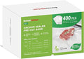 Bonsenkitchen Vacuum Sealer Bags,400 Quart 8" x 12" Precut Food Sealer Bags, Commercial Grade, BPA Free, Heavy Duty, Customized Size Vacuum Bags for Vac Storage, Meal Prep or Sous Vide Cooking, VB14
