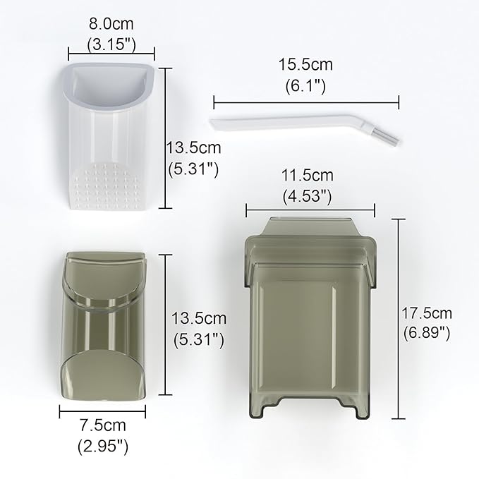 5 in 1 Safe Mandoline Slicer for Kitchen, Safe Vegetable Chopper with Paring Knife, Adjustable Thickness, Easy to Clean, Vegetable Slicer, Slicing, Strips, Shredding, Dicing, Chop (RoseRed)