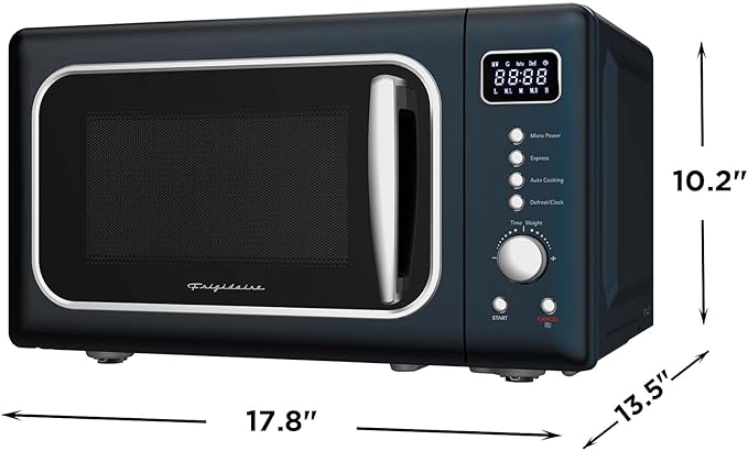 FRIGIDAIRE EMW788RETRO 0.7 cu. ft. Retro Microwave, Azure-Argent