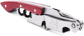 Pocket Prestige Waiters Corkscrew By Coutale Sommelier - Rosewood - French Patented Spring-Loaded Double Lever Wine Bottle Opener for Bartenders and Gifts - Sharp Micro-Serrated Knife