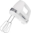 Cuisinart Power Advantage 5-Speed Hand Mixer, 220W-Motor Hand Blender Electric Mixer with 5 Speed Settings, Extra-Long Dishwasher-Safe Beaters, 60-Inch Swivel Cord, HM-50, White