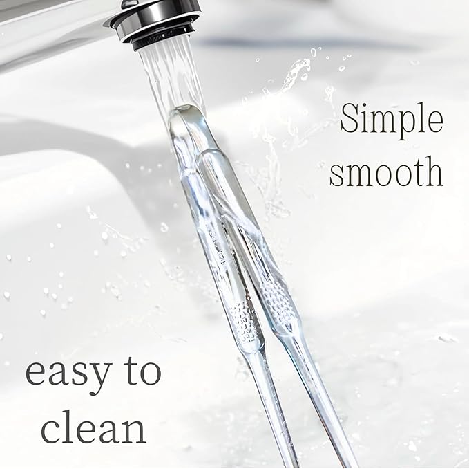 Kitchen Tongs - 304 Stainless Steel, Comfortable Grip, Non-Slip Design, High Heat Resistant Cooking Tongs- Ideal for Home, Kitchen, Korean BBQ (Silvery, 9＋12 Inch)
