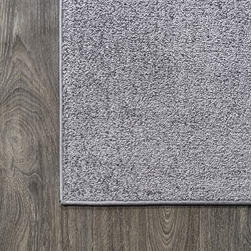 JONATHAN Y Haze Solid Low-Pile Gray Runner Rug 2x10, Coastal,Bohemian,Minimalist,Classic, Easy-Cleaning for Living Room,Bedroom,Kitchen,Pet Friendly,Non-Shedding (SEU100A-210) - Image 3