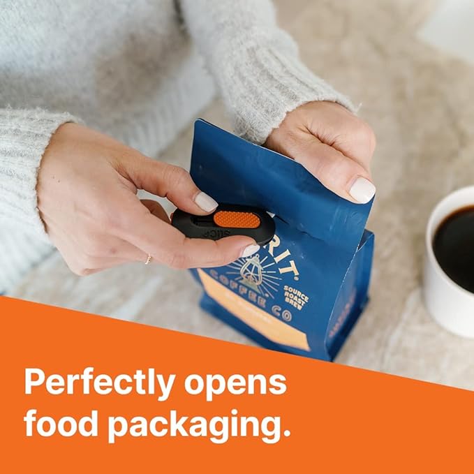 Slice Mini Box Cutter, Manual Retracting, Safe Ceramic Box Cutter Lasting 11x Longer than Metal, Keychain Box Opener, 1 Pack
