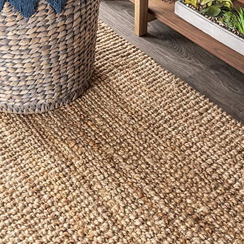 JONATHAN Y Pata Hand Woven Chunky Jute Natural Runner Rug, 2x20, Bohemian, Rustic, Cottage, Easy-Cleaning for Living Room, Bedroom, Kitchen, Non-Shedding (NRF102A-220) - Image 6