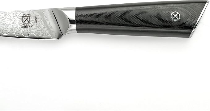 Mercer Culinary M13791 Premium Grade Super Steel, 3.5-Inch Paring Knife, G10 Handle