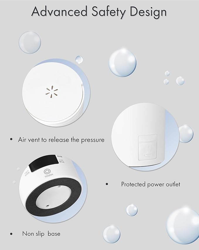 Travel Kettle Twist Lid for Hot Water on the Go 450ml – Small Portable Mini Electric Kettle – 4 Smart Temp Presets – Auto Shut-Off – Leak-Resistant – Stainless Steel BPA-Free 304