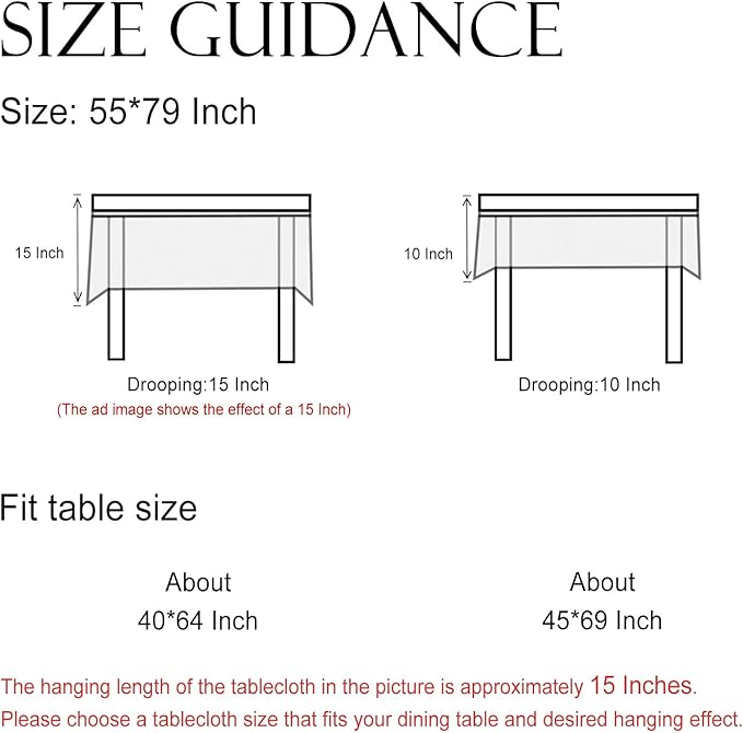ISAENNE Designer Linen Light Beige Rectangular Tablecloth,French Colorful Floral Table Cloth,Stain Resistant Decor Tablecloths for Dining Thanksgiving Christmas Kitchen,55"*79"-Helena E