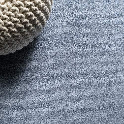 JONATHAN Y Haze Solid Low-Pile Classic Blue 7x7 Square Indoor Area Rug, Coastal,Bohemian,Minimalist,Classic, Easy-Cleaning for Living Room,Bedroom,Kitchen,Pet Friendly,Non-Shedding (SEU100F-7SQ) - Image 4