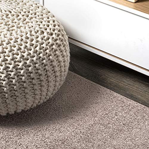 JONATHAN Y Haze Solid Low-Pile Brown 8' Round Indoor Area Rug, Coastal,Bohemian,Minimalist,Classic, Easy-Cleaning for Living Room,Bedroom,Kitchen,Pet Friendly,Non-Shedding (SEU100J-8R) - Image 5