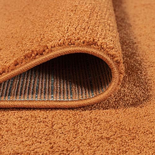 JONATHAN Y Haze Solid Low-Pile Orange Runner Rug 2x10, Coastal,Bohemian,Minimalist,Classic, Easy-Cleaning for Living Room,Bedroom,Kitchen,Pet Friendly,Non-Shedding (SEU100M-210) - Image 5