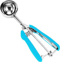 Cookie Scoop, Ice Cream Scoop, 2.5Tbsp/42ml/1.4 oz Cookie Scoops for Baking, 18/8 Stainless Steel Cookie Scooper for Baking, Cookie Dough Scoop, Ice Cream Scooper with Trigger Release (Blue)