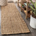 JONATHAN Y Pata Hand Woven Chunky Jute Natural Runner Rug, 2x20, Bohemian, Rustic, Cottage, Easy-Cleaning for Living Room, Bedroom, Kitchen, Non-Shedding (NRF102A-220) by JONATHANY