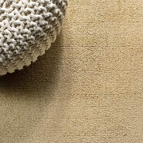 JONATHAN Y Haze Solid Low-Pile Mustard 6x9 Oval Indoor Area Rug, Coastal,Bohemian,Minimalist,Classic, Easy-Cleaning for Living Room,Bedroom,Kitchen,Pet Friendly,Non-Shedding (SEU100B-6OV) - Image 5