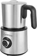 Kenmore Electric Milk Steamer and Foam Maker – Hot or Cold Milk Frother for Coffee, Lattes, Cappuccino, Portable Milk Heater and Foamer for Espresso, Home Brewing, Calentador de Leche para Café