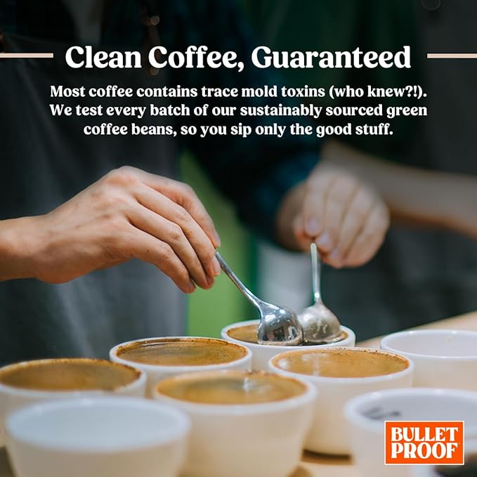 Bulletproof Original Medium Roast Ground Coffee, 12 Ounces, 100% Arabica Coffee, Clean Coffee Tested for Toxins, Packaging May Vary