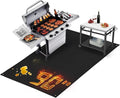 TOHONFOO 90 x 48 in Extra Large Grill Mat for Outdoor Grill - Grilling Mats for Outdoor Grill to Protect The Deck, Patio, Pavers - Easy to Clean BBQ Mats - 1mm